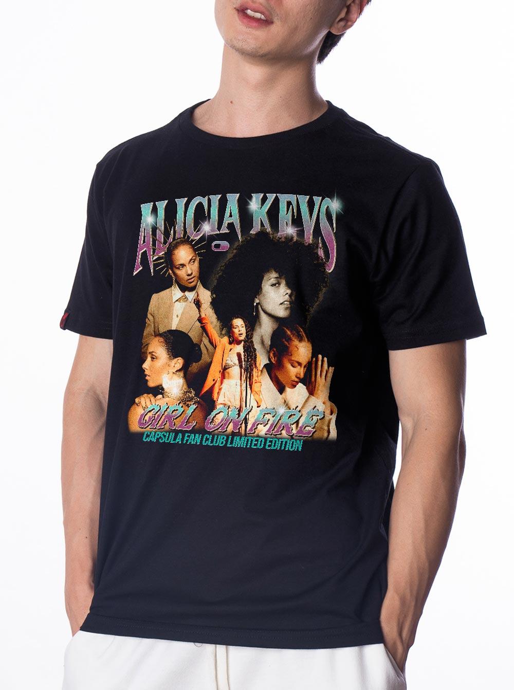 Camiseta Alicia Keys Fan Club - Cápsula Shop