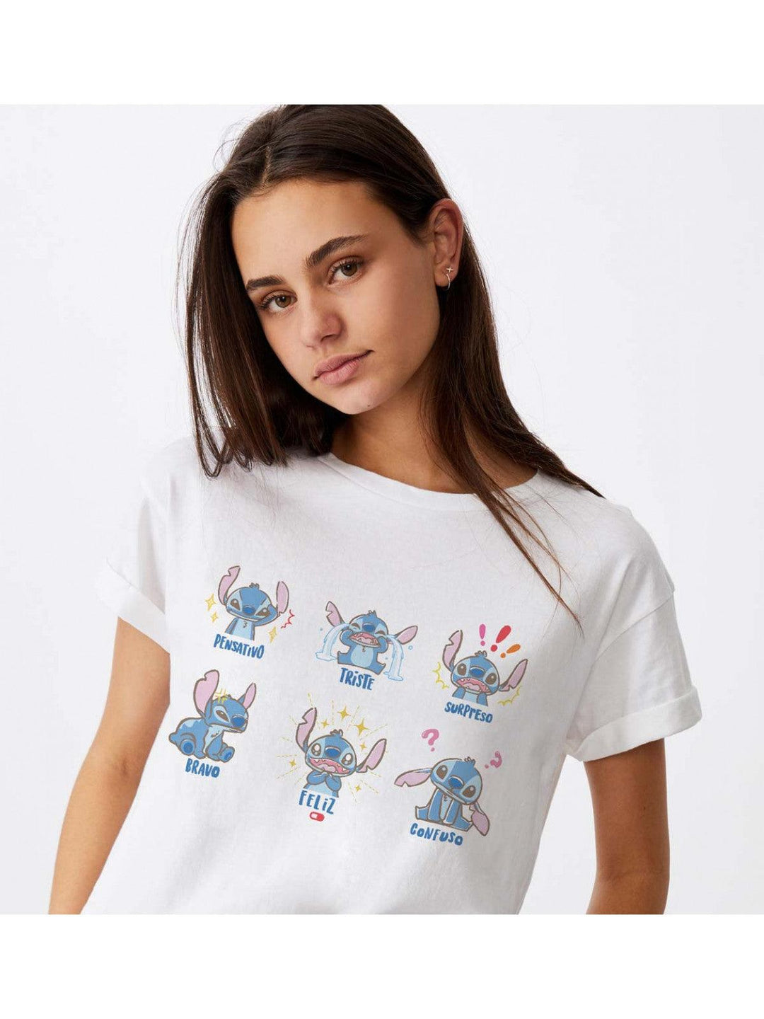 Baby Look Stitch Moods - Cápsula Shop