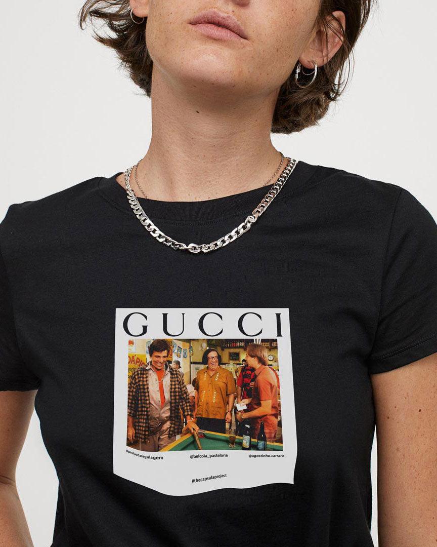 Baby Look Gucci A Grande Família - Cápsula Shop