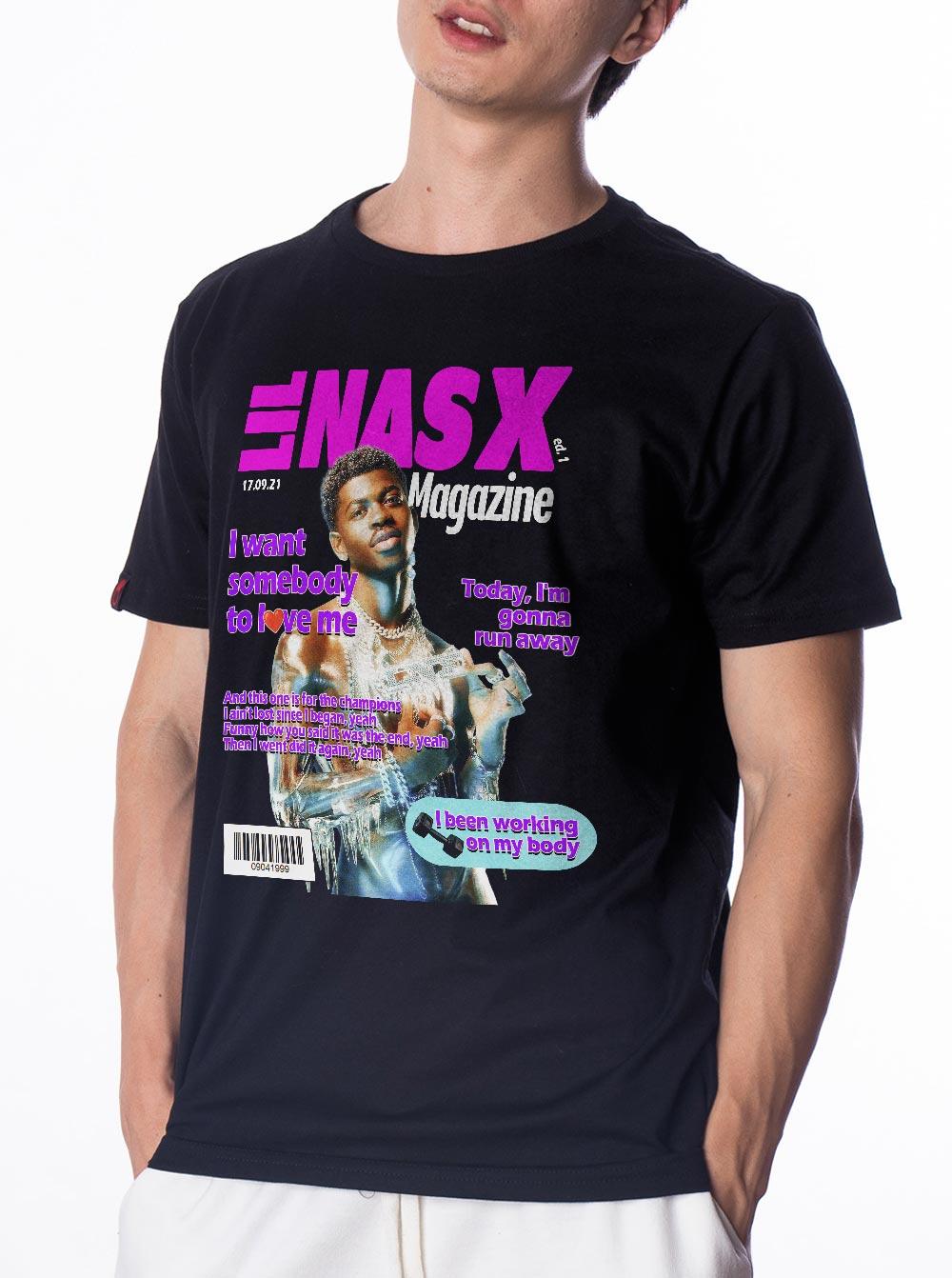 Camiseta Lil Nas X Magazine DoisL - Cápsula Shop