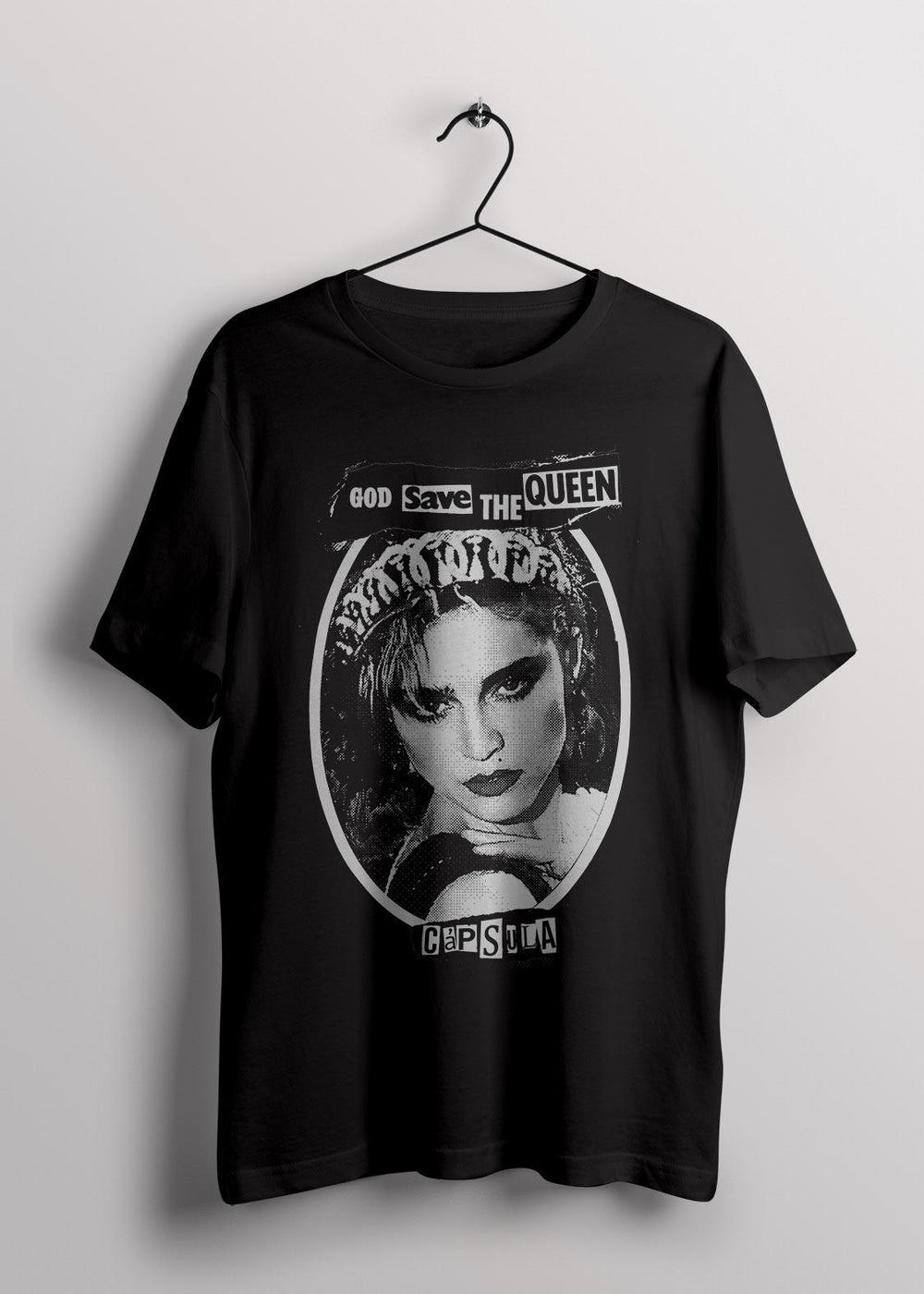 Camiseta Madonna God Save The Queen Diva - Cápsula Shop