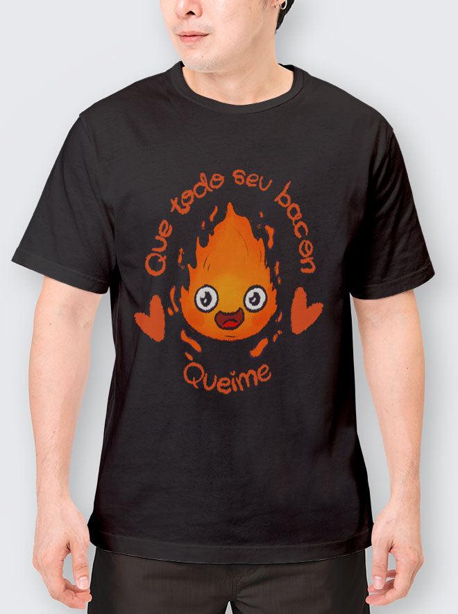 Camiseta Calcifer Denise Ilustra - Cápsula Shop