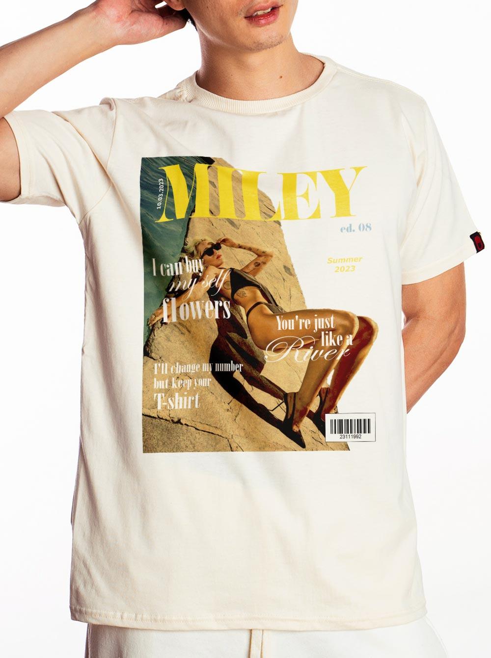 Camiseta Miley Cyrus Magazine DoisL - Cápsula Shop