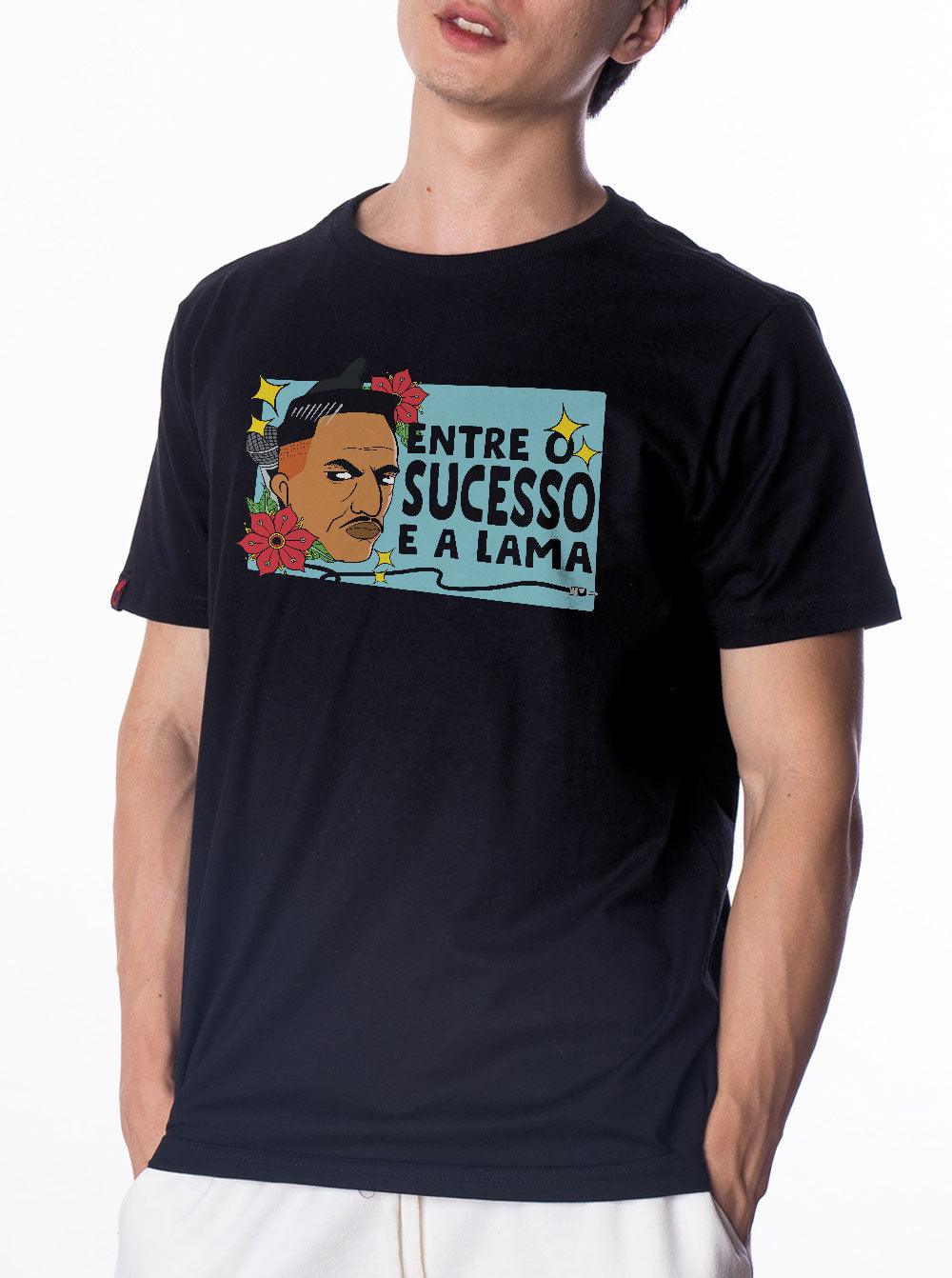 Camiseta Racionais Negro Drama Joga Pedra na Geni - Cápsula Shop