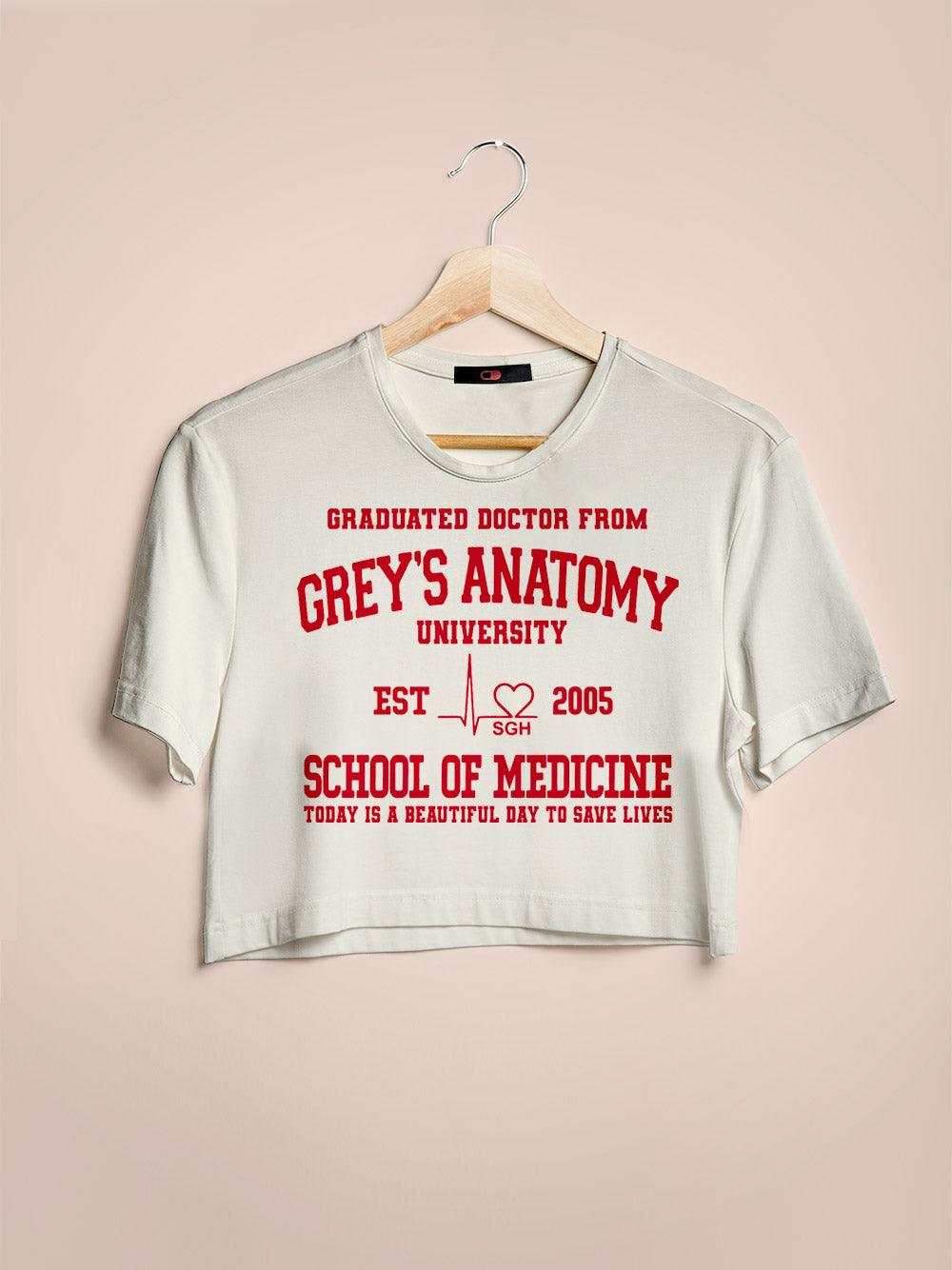 Cropped Grey's Anatomy Academy - Cápsula Shop