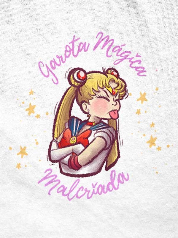 Camiseta Garota Mágica Malcriada Denise Ilustra - Cápsula Shop