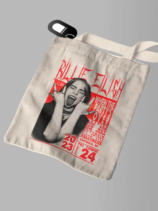 Ecobag Billie Eilish Rock Poster - Cápsula Shop