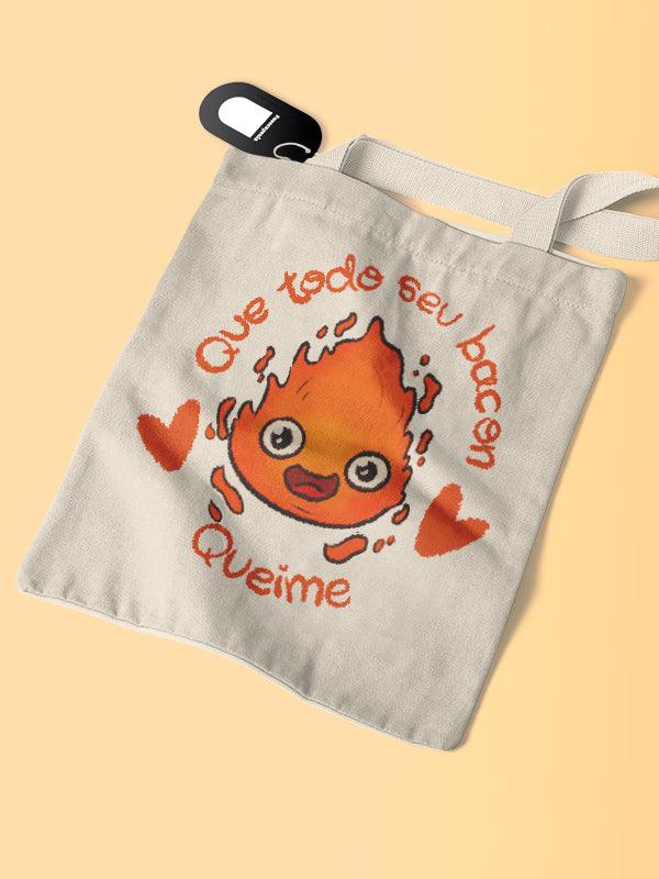 Ecobag Calcifer Denise Ilustra - Cápsula Shop