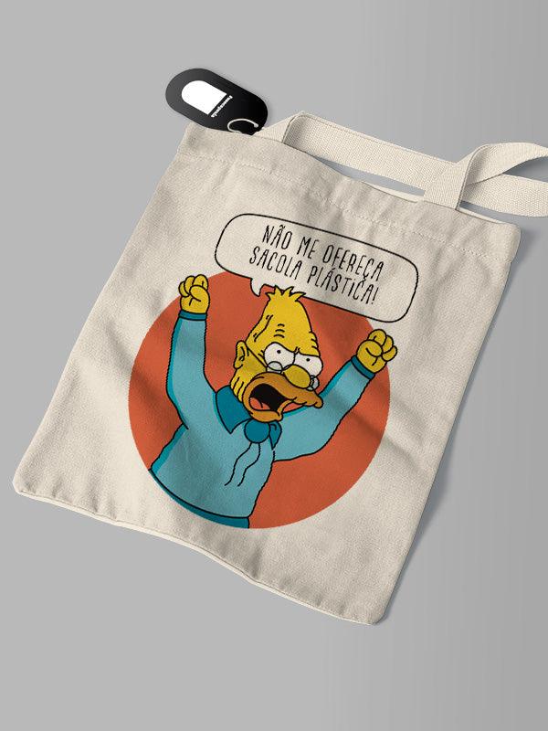 Ecobag Simpsons Joga Pedra Na Geni - Cápsula Shop