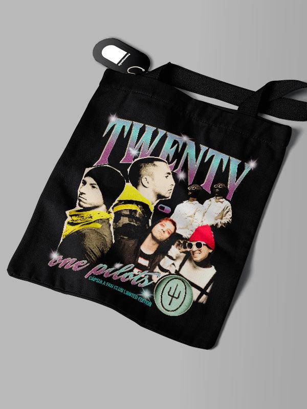 Ecobag Preta Twenty One Pilots Fan Club - Cápsula Shop