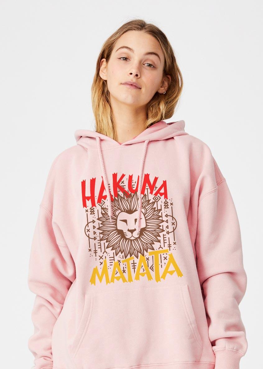 Moletom Canguru Rei Leão Hakuna Matata - Cápsula Shop